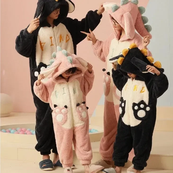 Dino-Snore Family Fluffy Pyjama Set - Image 2