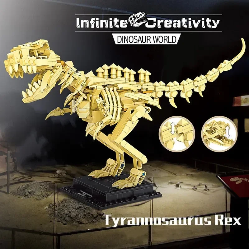 Dinosaur Fossil Skeleton Building Blocks - Image 3