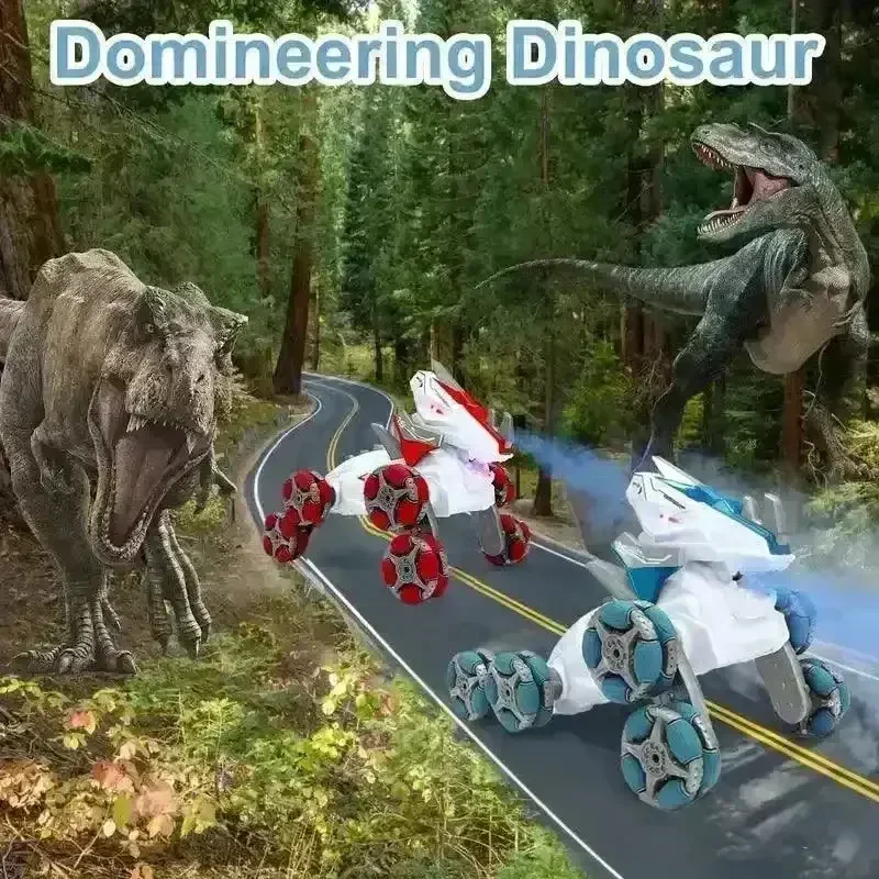 Dinosaur Shaped Gesture Movement RC Stunt Car - Image 2