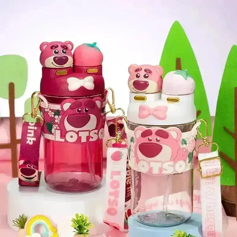 DSNY 2 in 1 Lotso Bear Insulated Bottle (550 ml) - Image 3