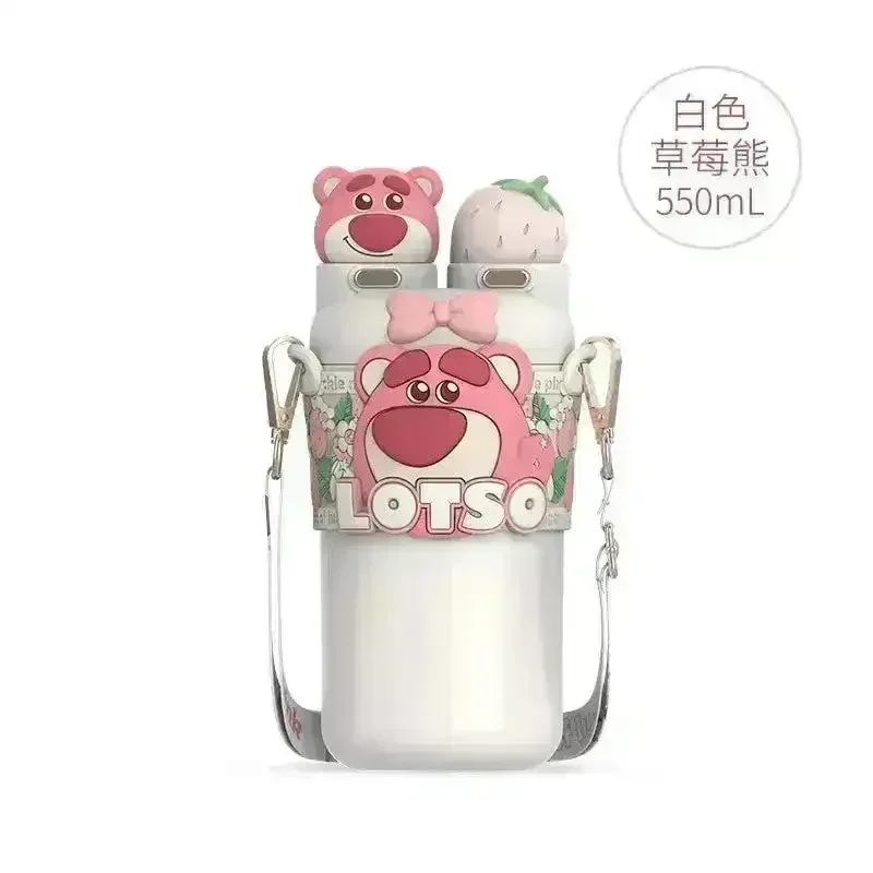 DSNY 2 in 1 Lotso Bear Insulated Bottle (550 ml) - Image 6