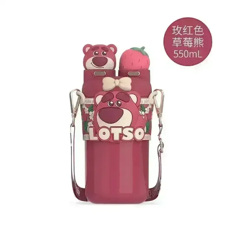 DSNY 2 in 1 Lotso Bear Insulated Bottle (550 ml) - Image 7