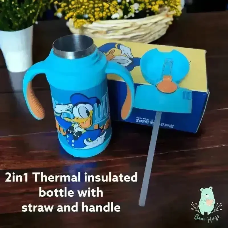 DSNY Donald Duck 2 in 1 Metal Water Bottle - Image 3