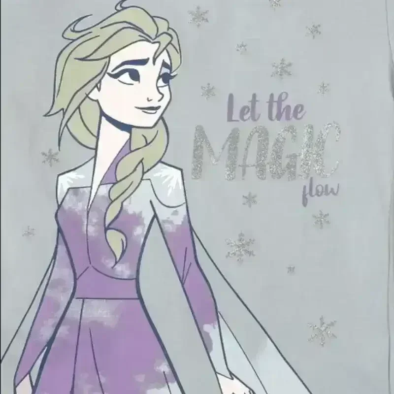 Frozen Print Round-Neck T-shirt - Image 3