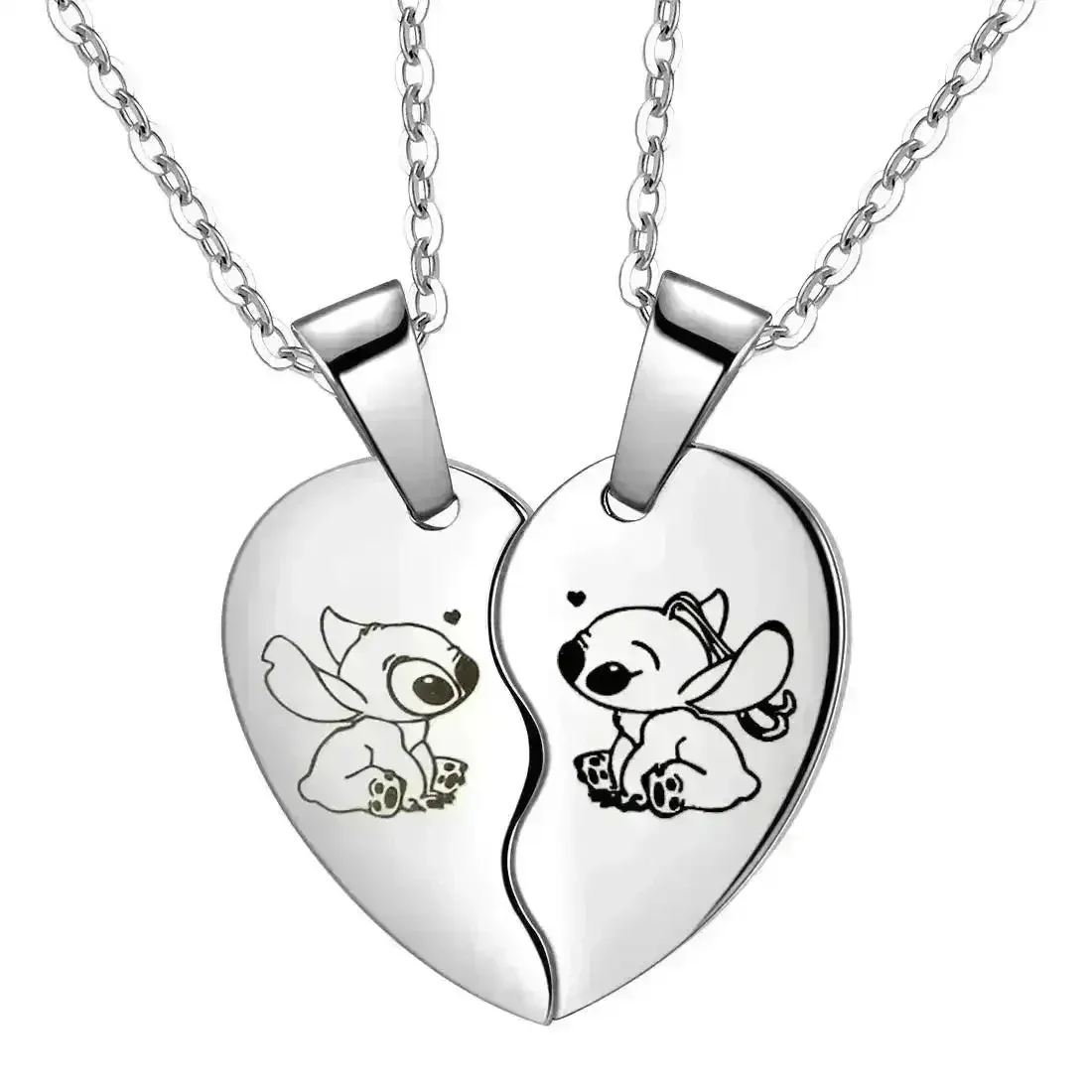 DSNY Lilo & Stitch Best Friends Necklace and Keychain - Image 3