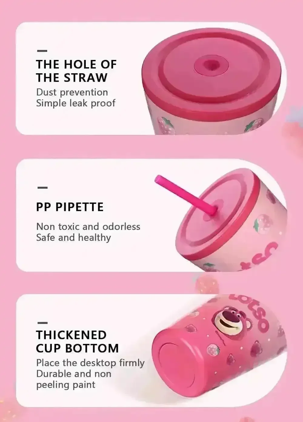 DSNY Lotso Metal Smoothie Cup (470 ml) - Image 9