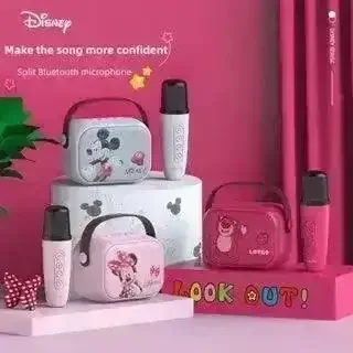 DSNY Lotso Mickey Minnie Wireless Microphone Karaoke Speaker