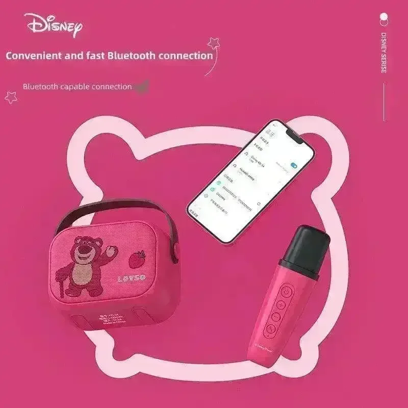 DSNY Lotso Mickey Minnie Wireless Microphone Karaoke Speaker - Image 2