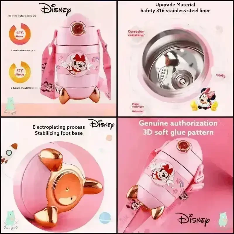 DSNY Mickey & Friends Space Steel Bottle (400 ml) - Image 3