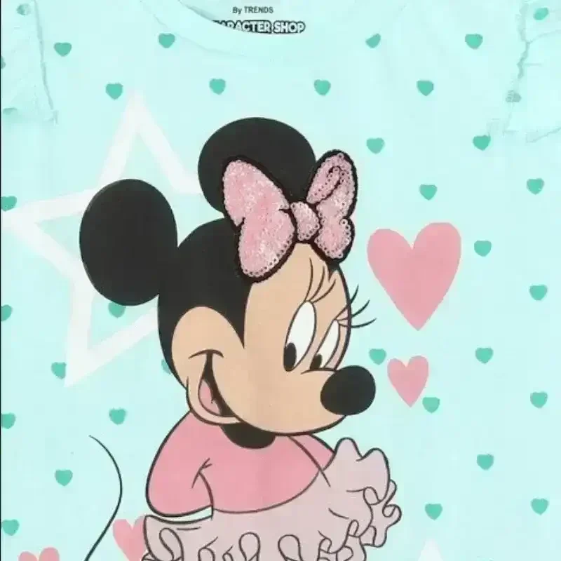Minnie Mouse Print Crew-Neck T-shirt with Sequins - Image 3