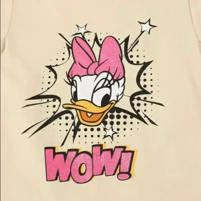 Daisy Duck Graphic Print Round-Neck T-shirt - Image 3