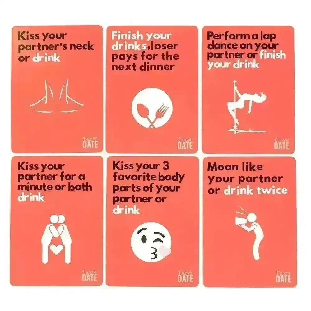 Dizzy Date Couple Card Game - Image 2