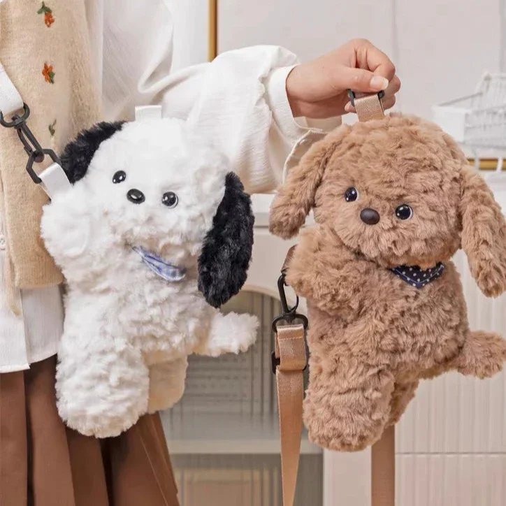 Dog Plush Culture Crossbody Bag