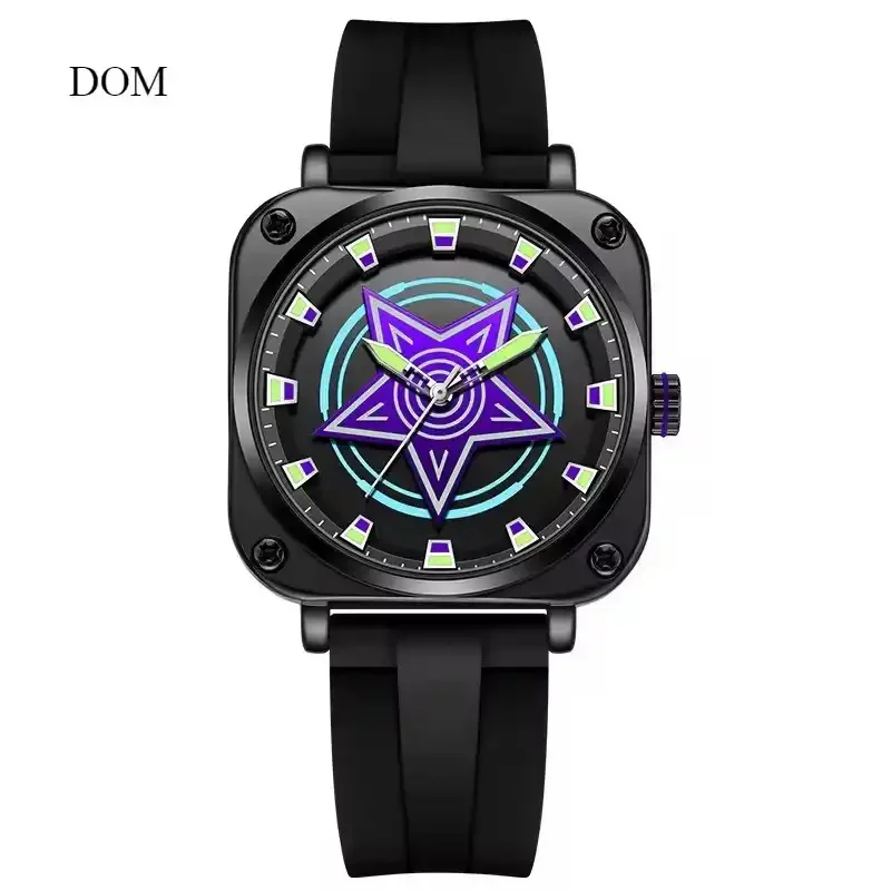 DOM Cosmic Glow Square Watch - Image 10