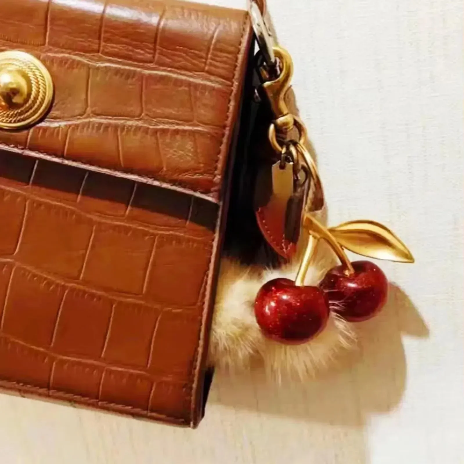 Double Cherry Delight Keychain - Image 3