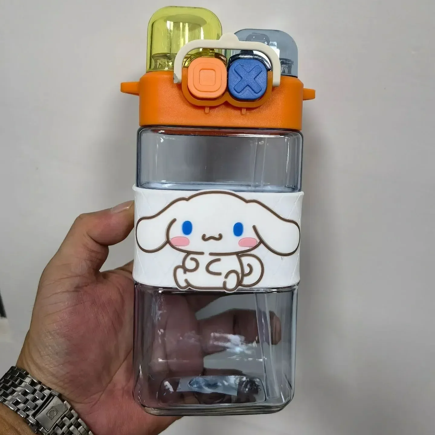 Double-Drink Straw Cup Water Bottle (580 ml) - Image 2