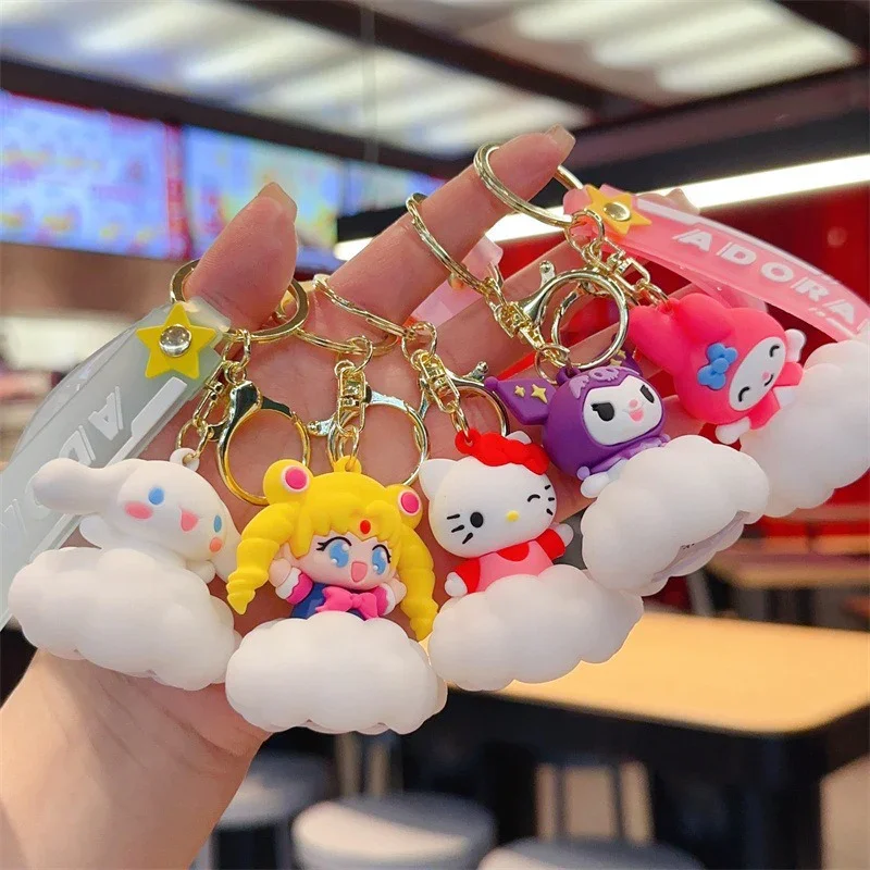 Dreamy Characters Cloud LED Keychain - Image 5