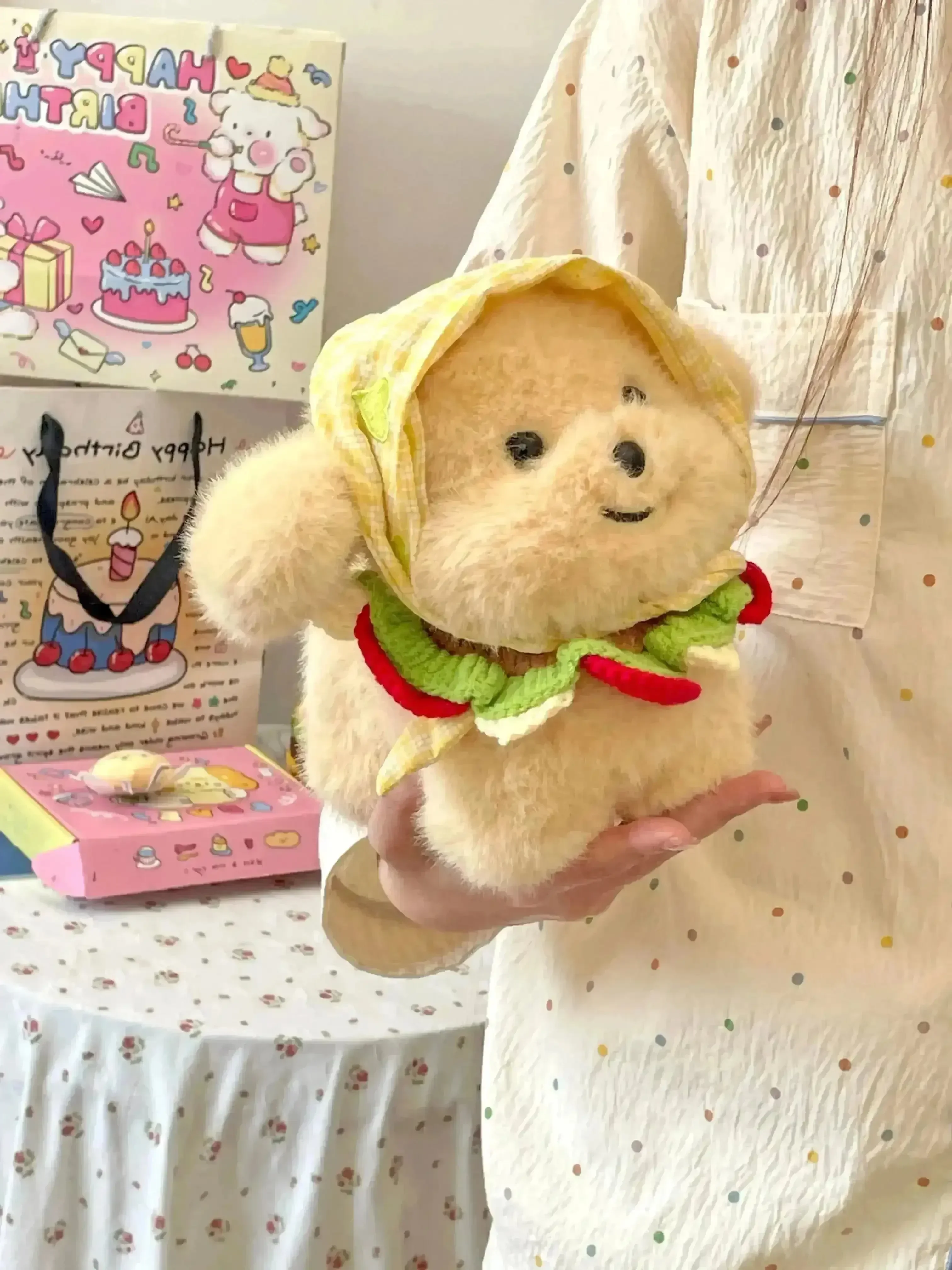 Dressed up Puppy Plushie (21 cm) - Image 14