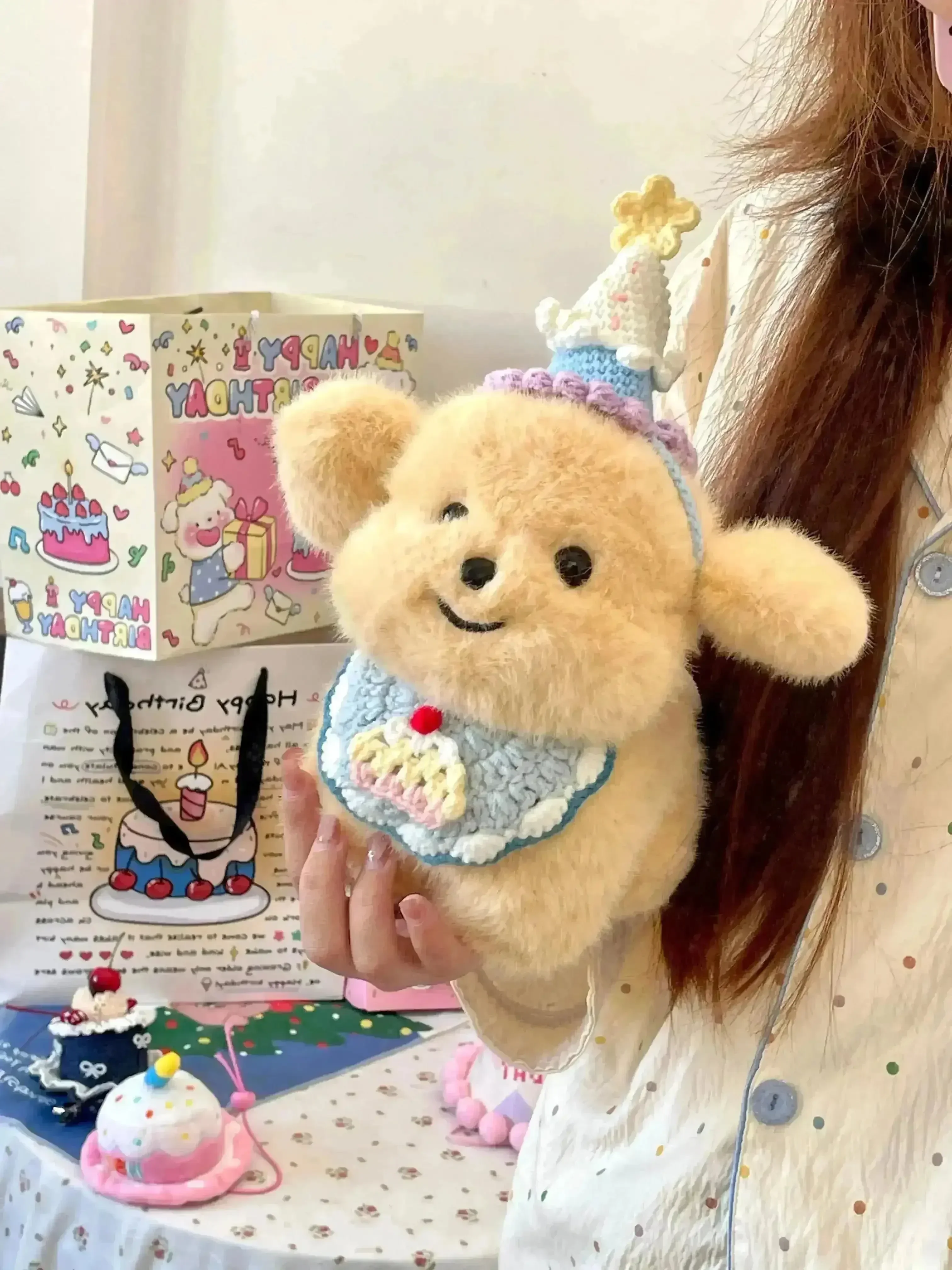 Dressed up Puppy Plushie (21 cm) - Image 22