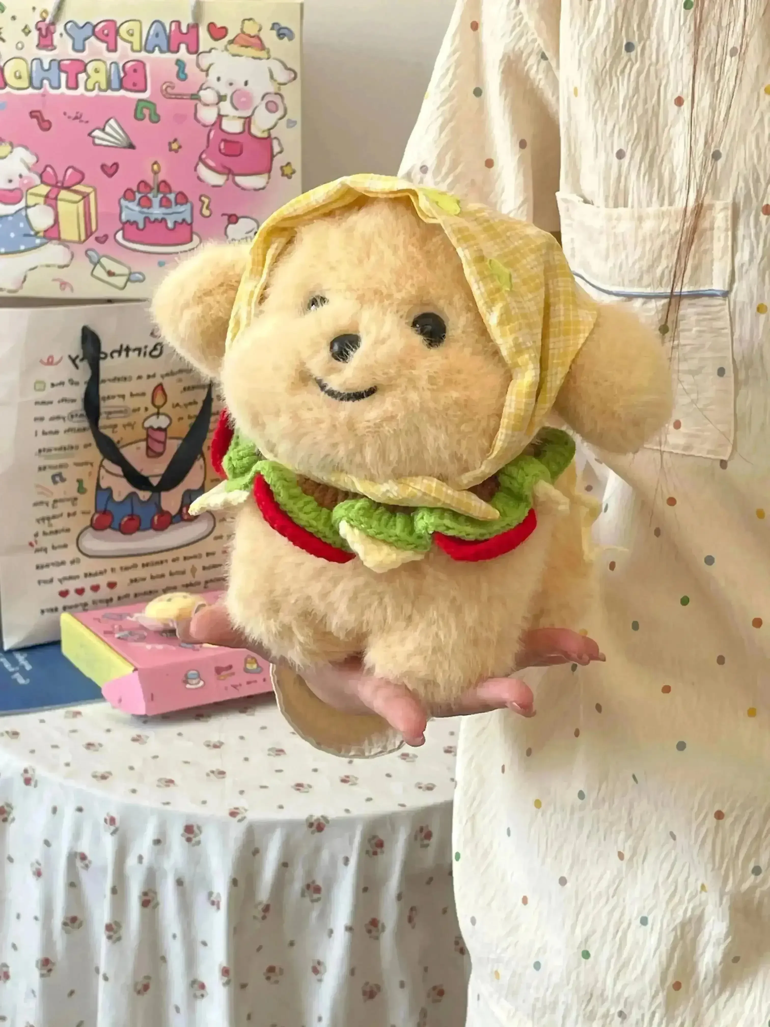 Dressed up Puppy Plushie (21 cm) - Image 25