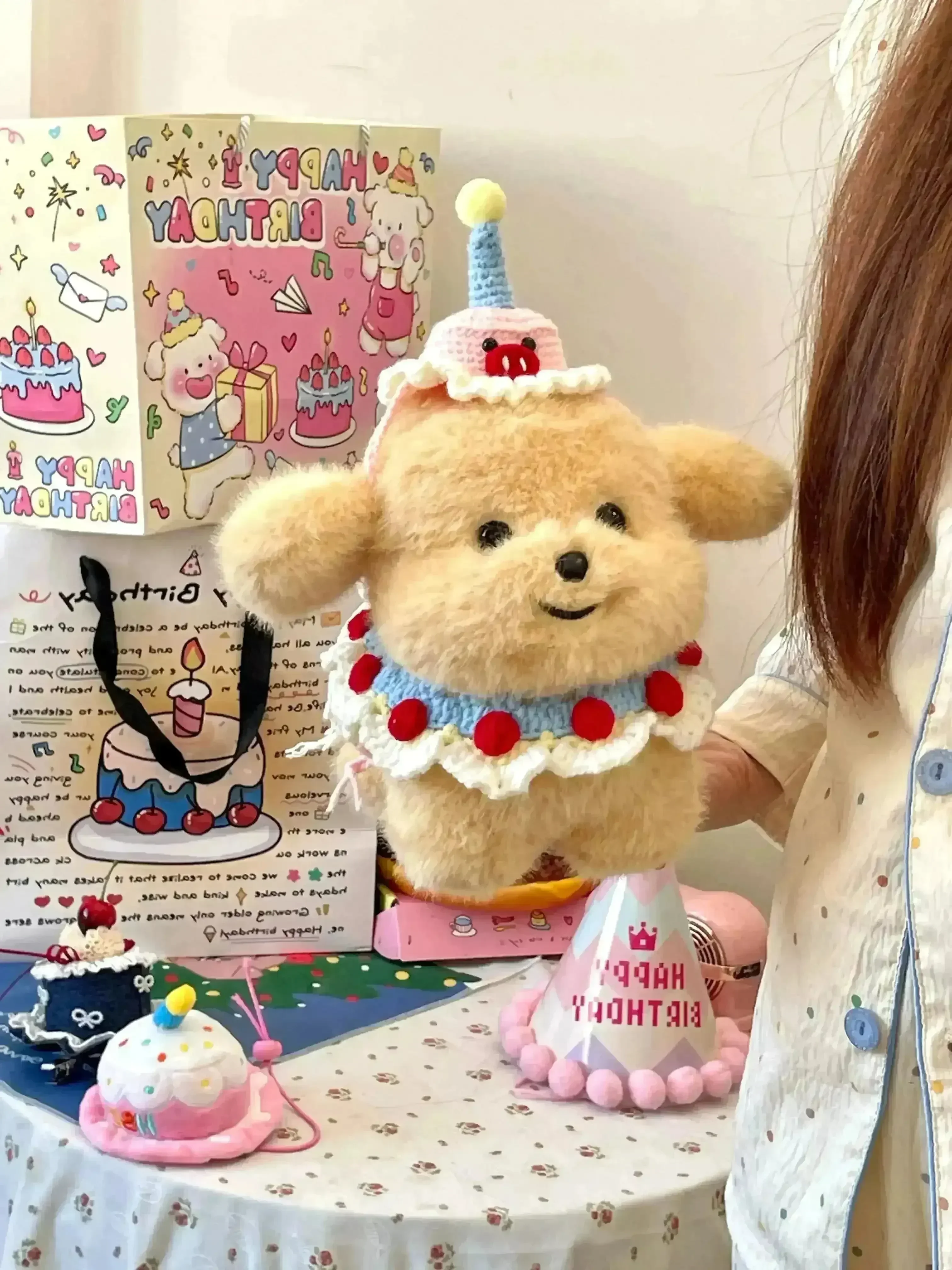 Dressed up Puppy Plushie (21 cm) - Image 28