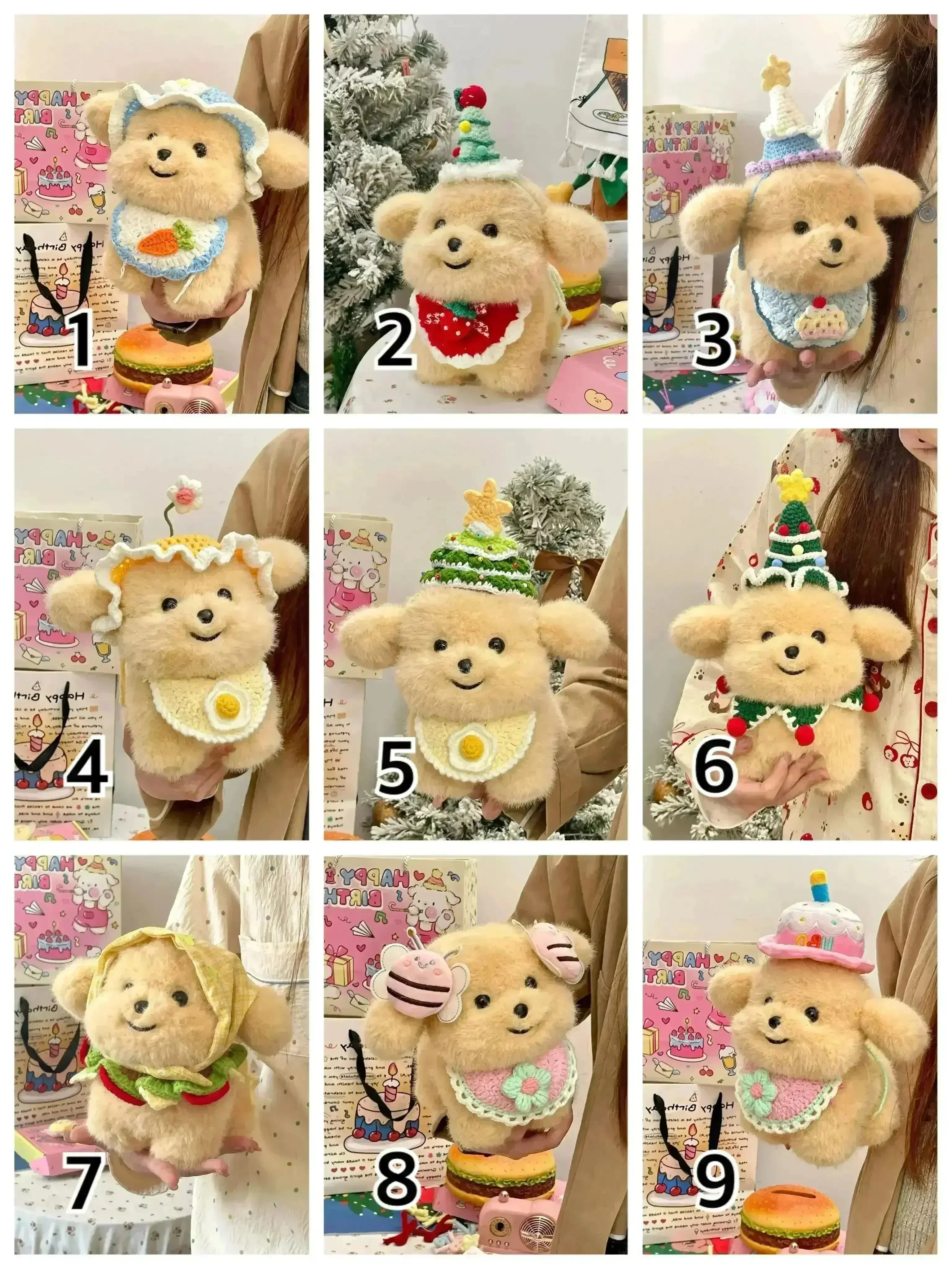 Dressed up Puppy Plushie (21 cm) - Image 3