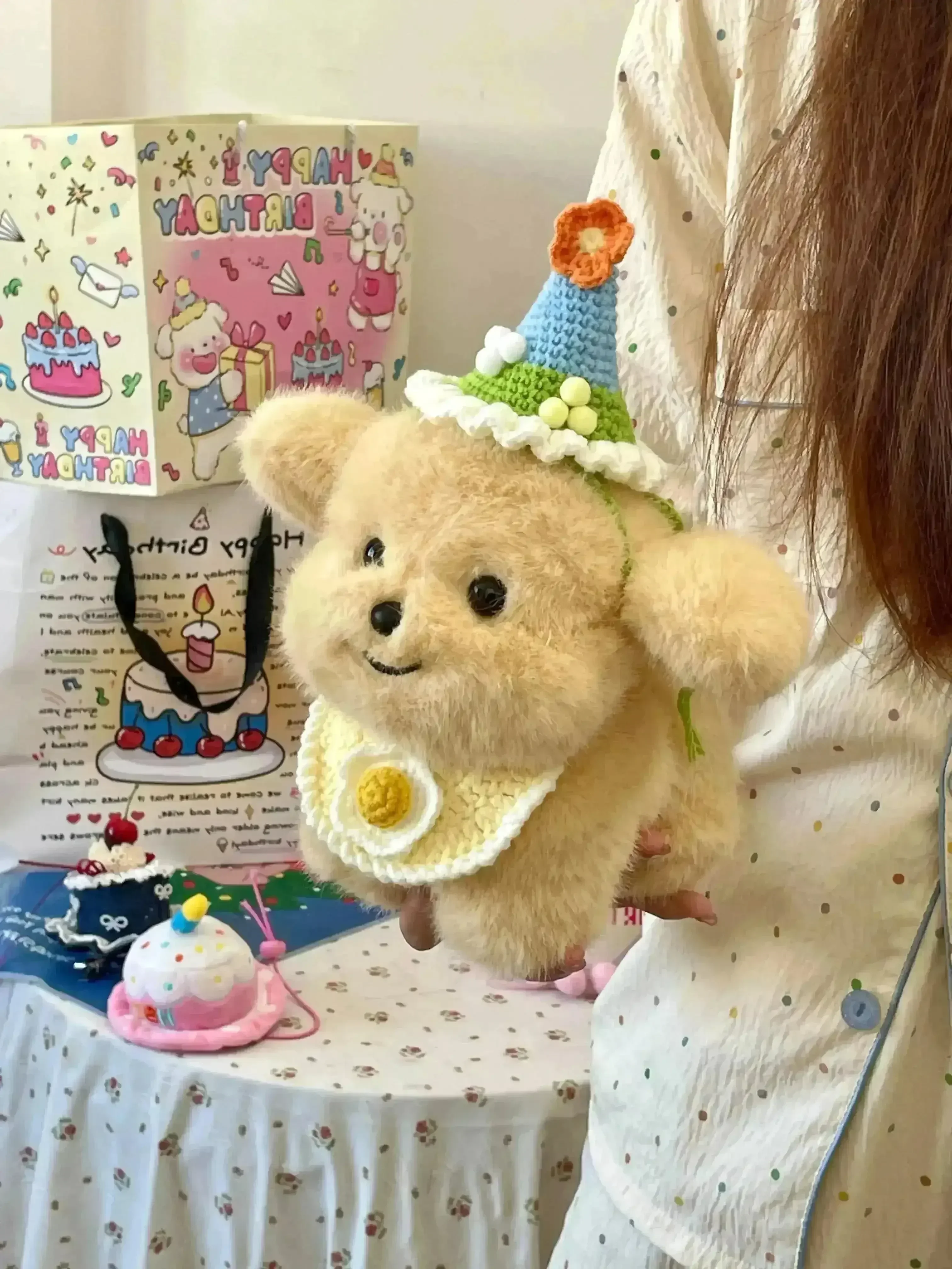 Dressed up Puppy Plushie (21 cm) - Image 31