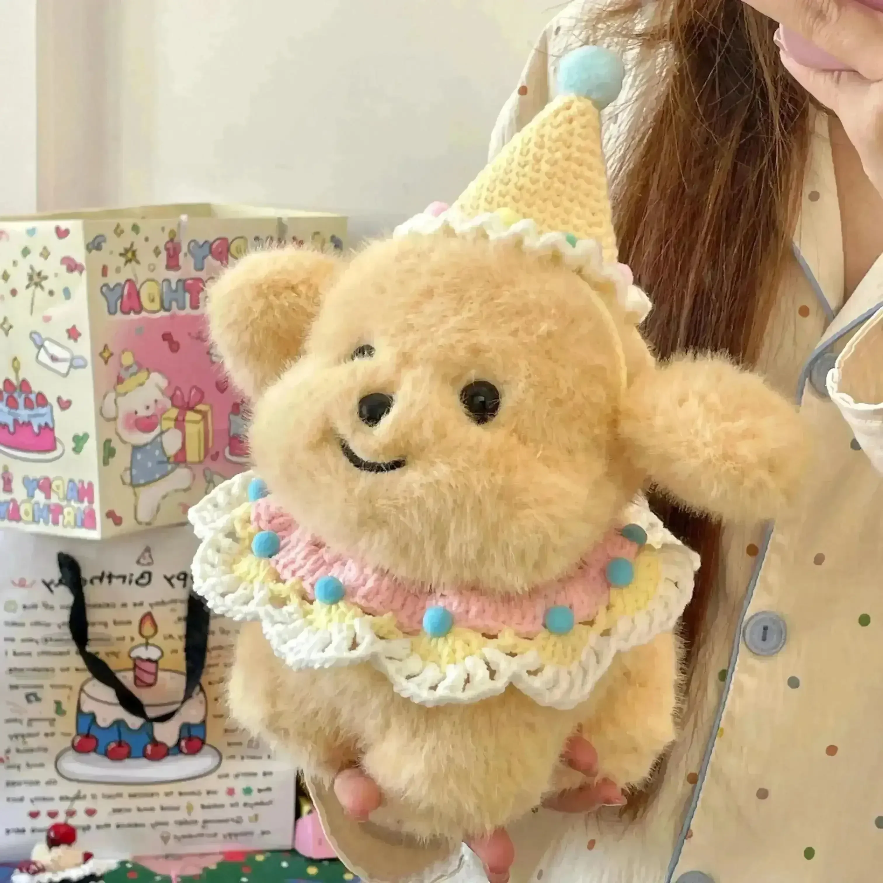 Dressed up Puppy Plushie (21 cm) - Image 7