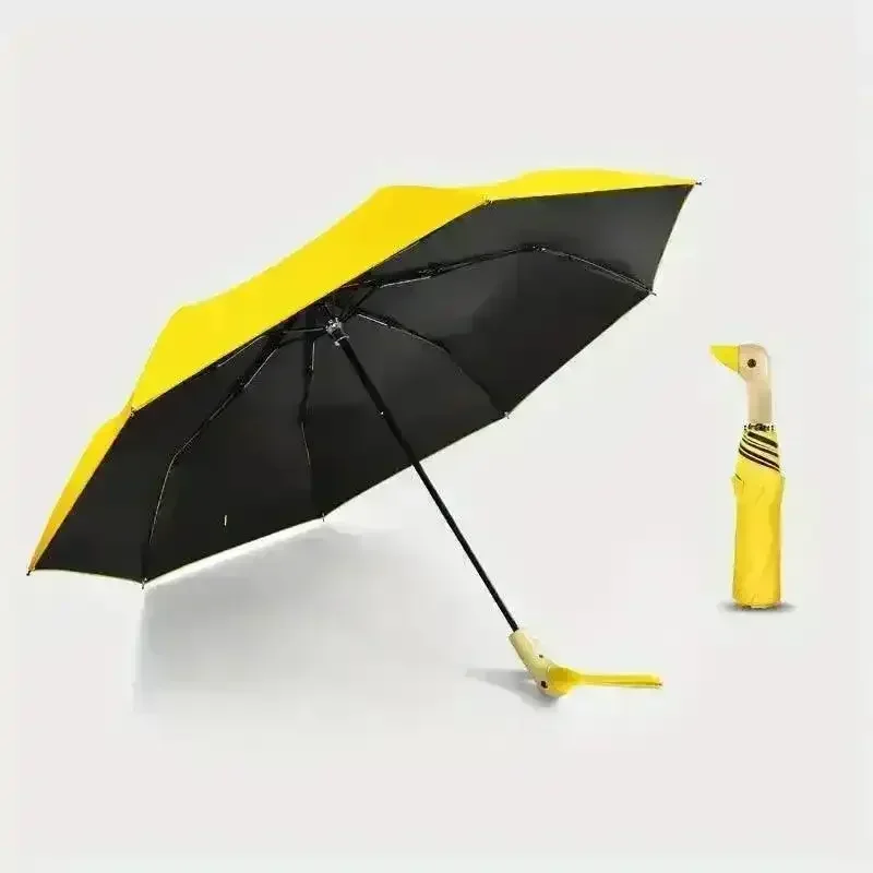 Duck Shaped Three-fold Creative Umbrella - Image 14