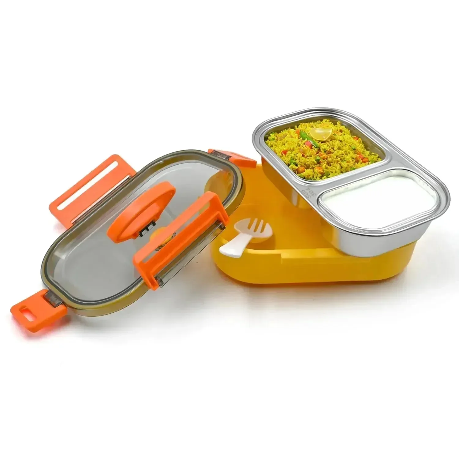 Duo Delight Stainless Steel Lunch Box (520 ml) - Image 14