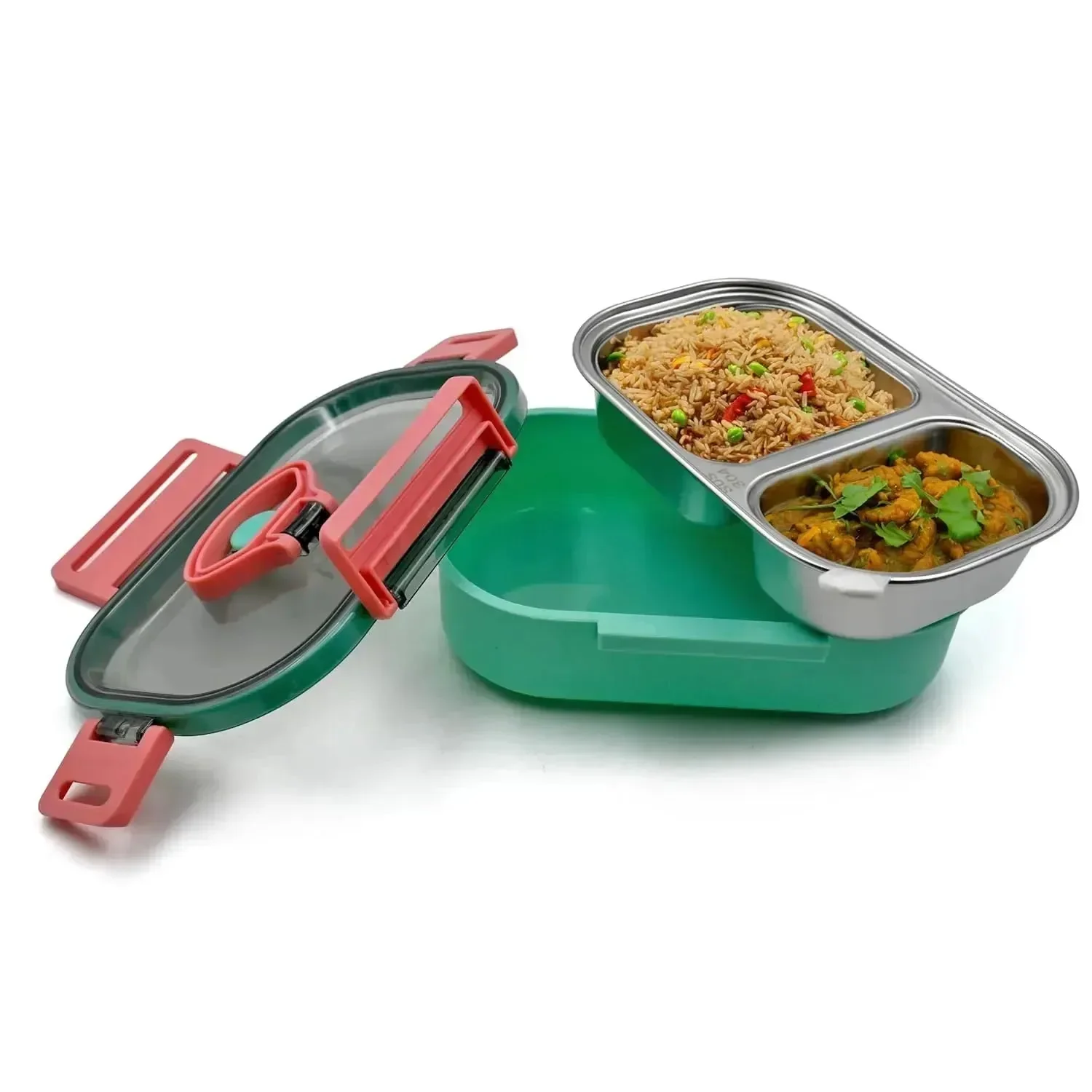 Duo Delight Stainless Steel Lunch Box (520 ml) - Image 15