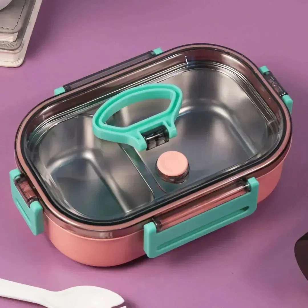 Duo Delight Stainless Steel Lunch Box (520 ml) - Image 8