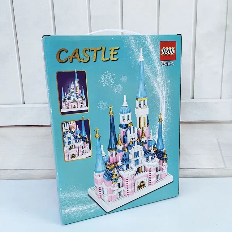 DZNY Dream Castle Building Blocks (1300+ Pcs) - Image 6