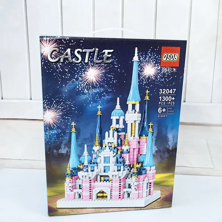 DZNY Dream Castle Building Blocks (1300+ Pcs) - Image 8