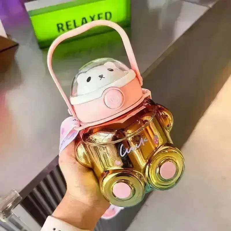 Electroplated Kawaii Hello Bear Bottle (700 ml) - Image 6