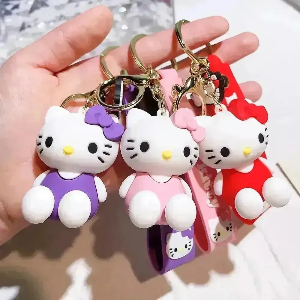 Elegant Hello Kitty 3D Keychain - Image 2
