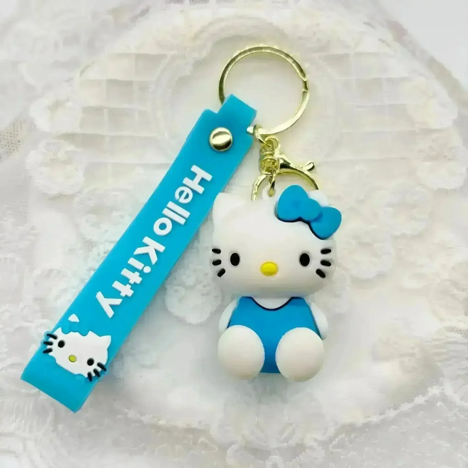 Elegant Hello Kitty 3D Keychain - Image 4