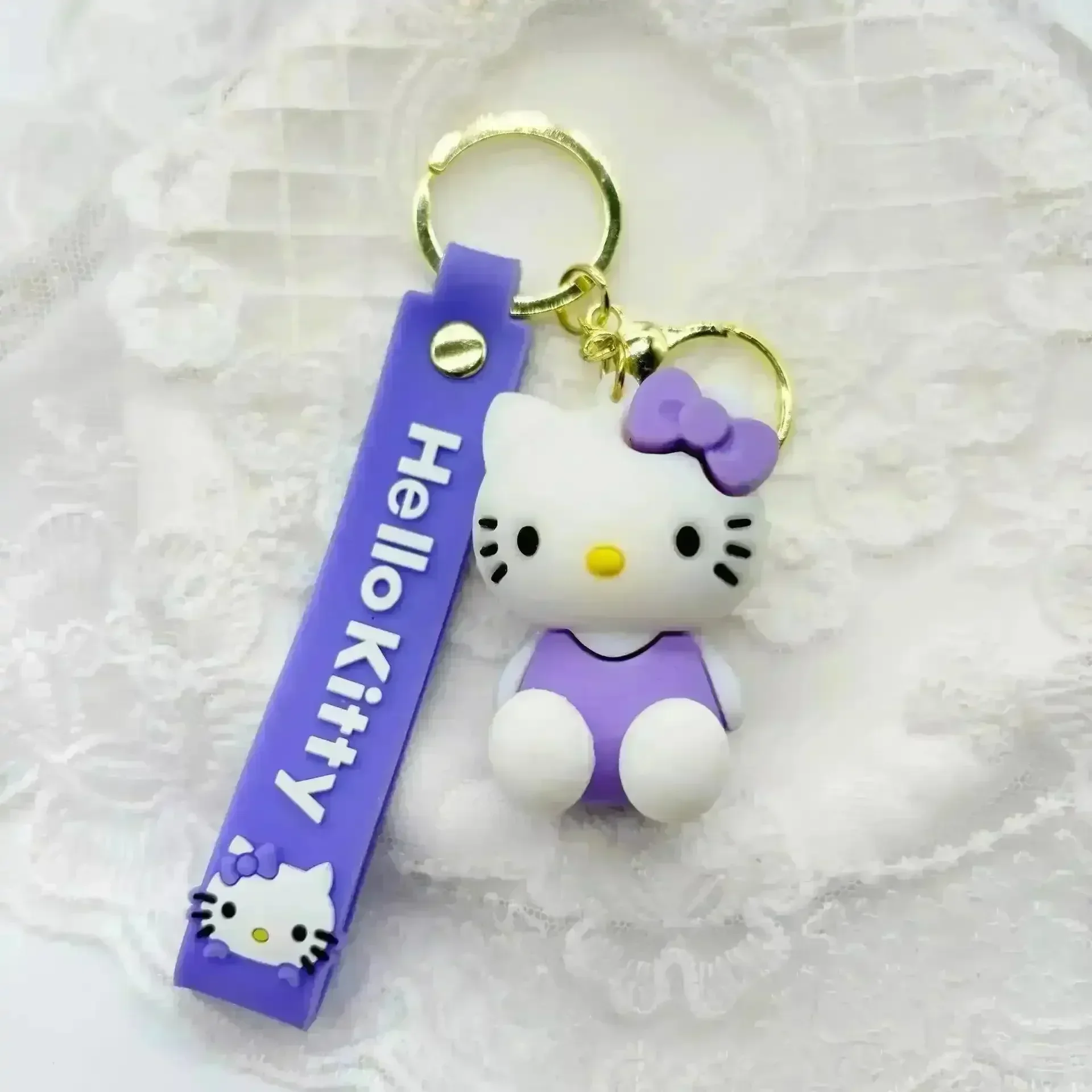 Elegant Hello Kitty 3D Keychain - Image 5