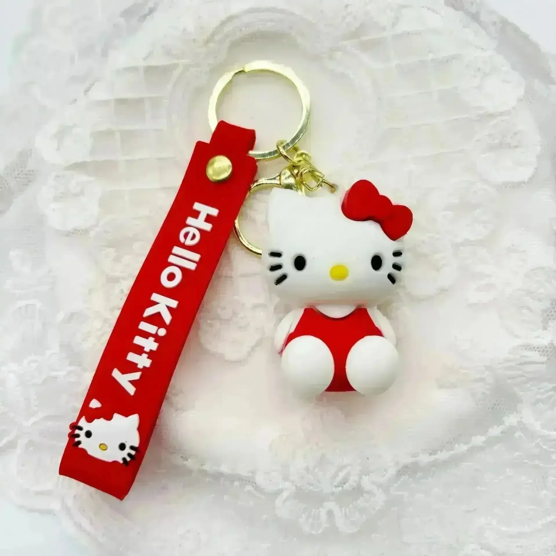 Elegant Hello Kitty 3D Keychain - Image 7