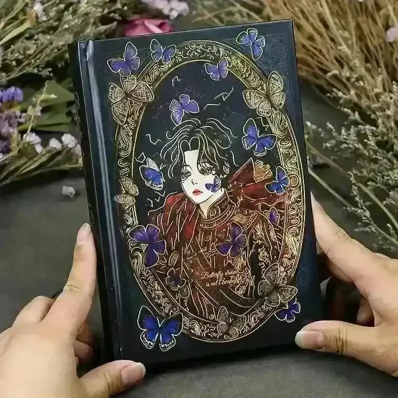 Elegant Retro Anime Hardcover Notebook - Image 10