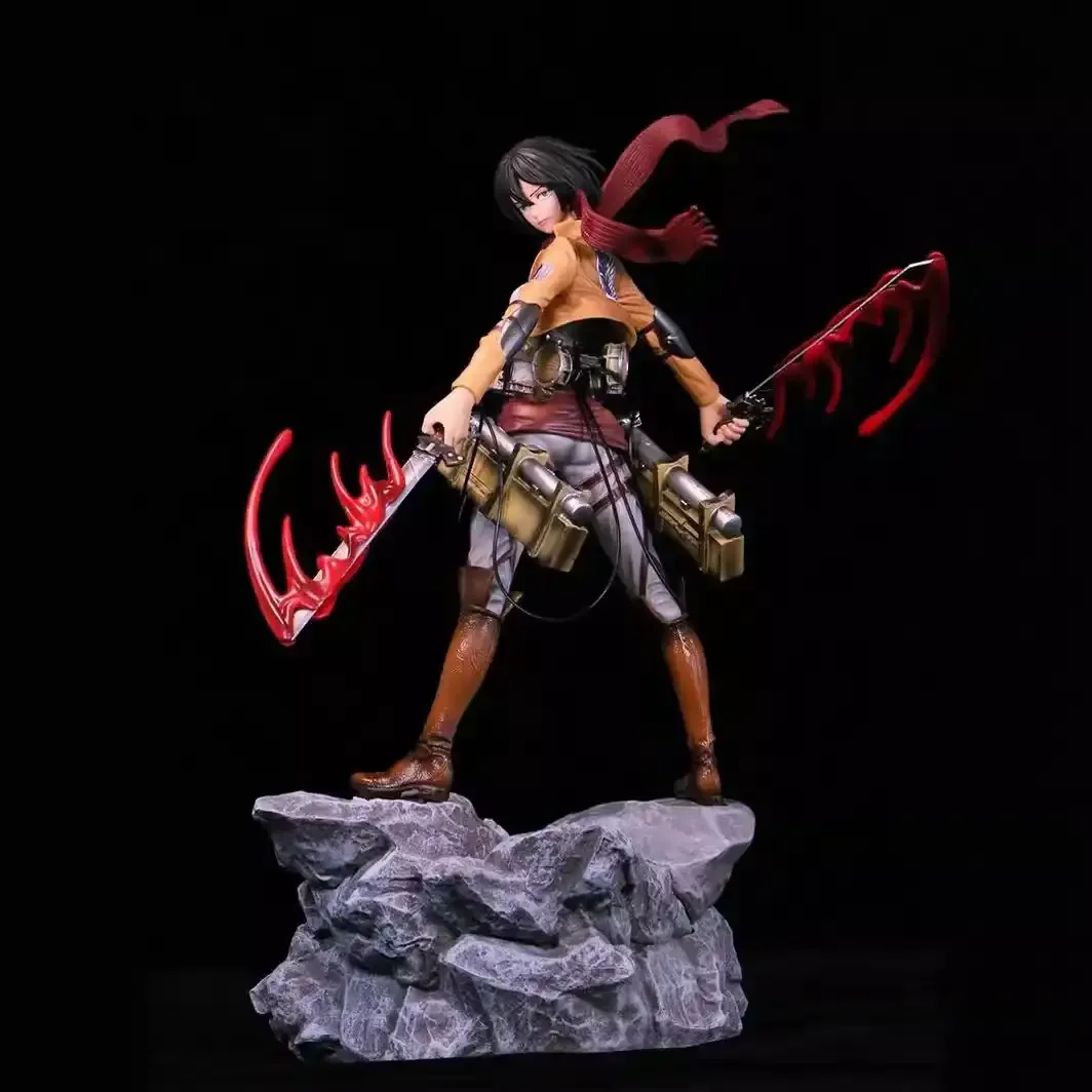 Elite Regiment Levi and Mikasa Figurines (35 cm) - Image 3