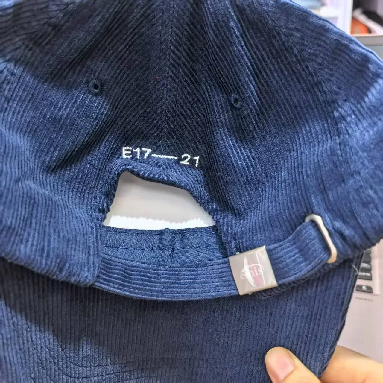 Emis Loop Corduroy Cap - Image 6
