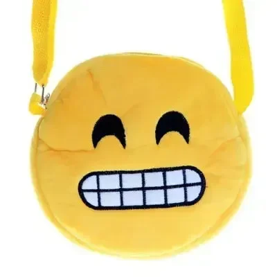 Emoji Mood Plush Messenger Bag - Image 11