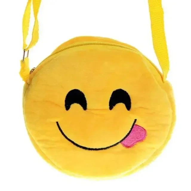 Emoji Mood Plush Messenger Bag - Image 6