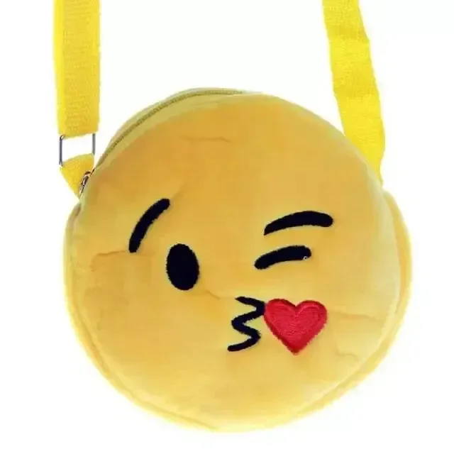 Emoji Mood Plush Messenger Bag - Image 8