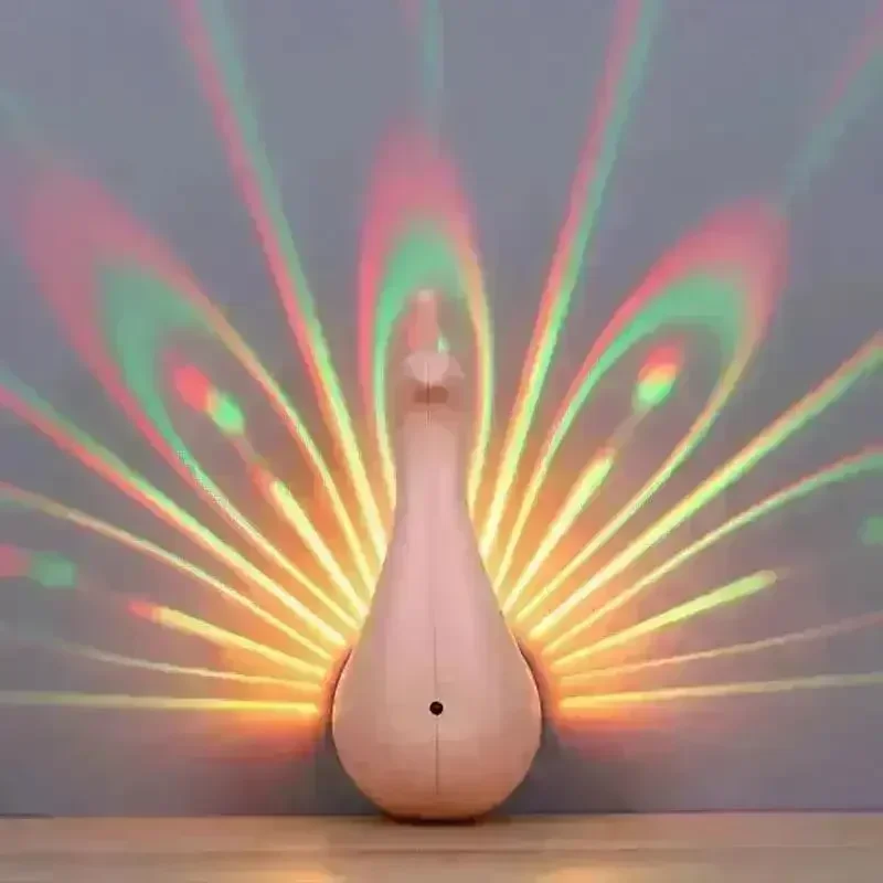 Enchanting Peacock Projection Lamp - Image 3