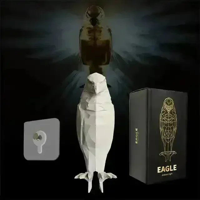 Enchanting Wall Mounted Owl & Eagle Lamp - Image 6
