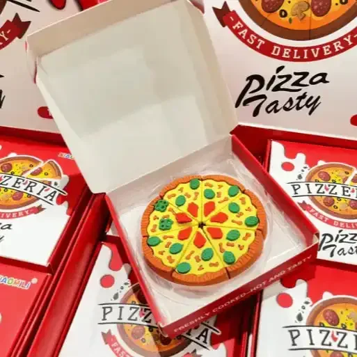 Eraserly Delicious Pizza Eraser (Set of 7) - Image 4