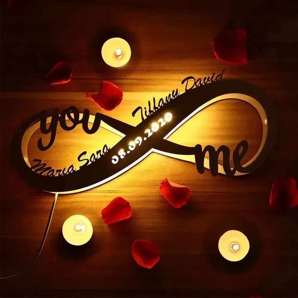 Eternal Infinity Personalised Couple Light - Image 2