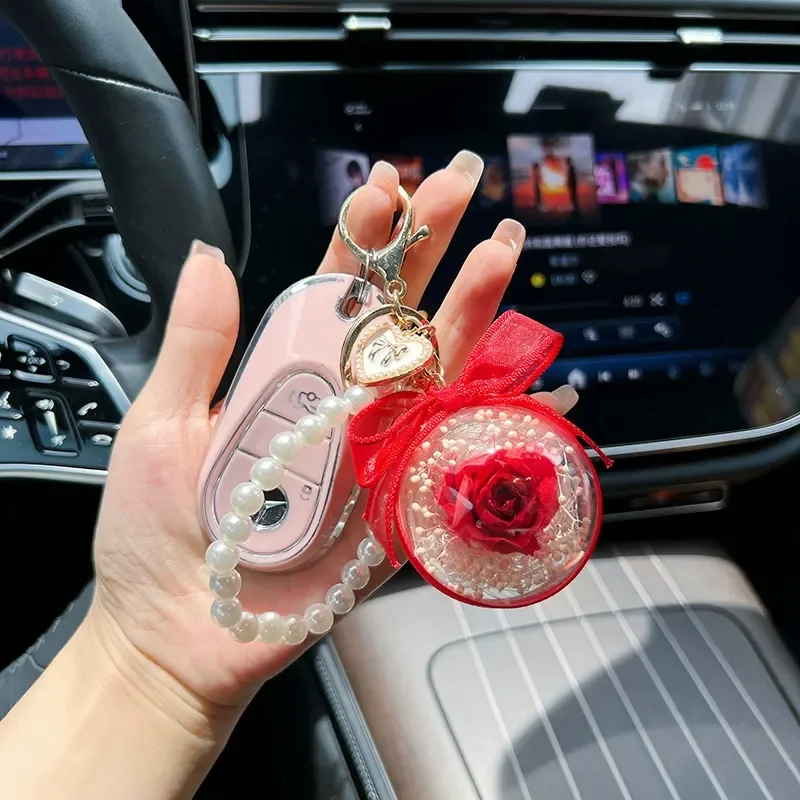 Bloom For Eternity Rose Keychain - Image 3